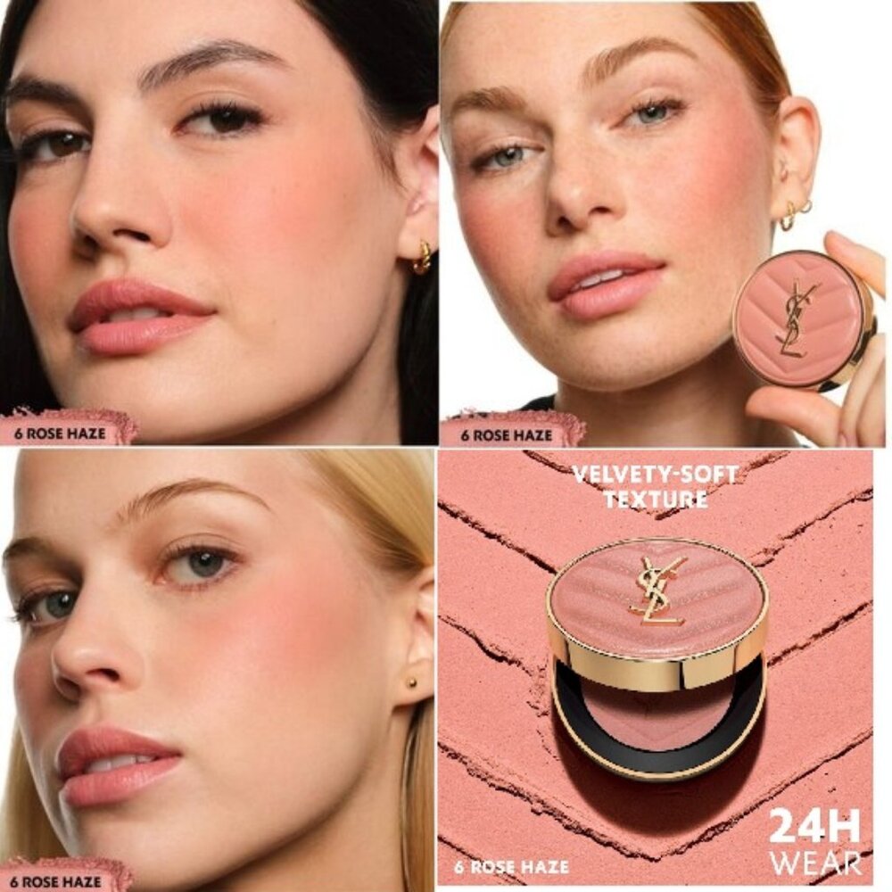 RESERVED LISTING ✅3 X YSL Make Me Blush 24H Buildable Powder Blush (6, 37, 93) - Picture 3 of 16